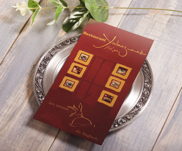 Menu pour restaurant, Yulmaz Marketing Algérie
